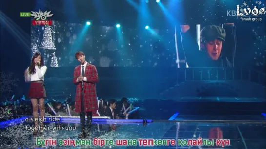 Kikwang (B2ST) & Eunji (A-Pink) - Sleigh Ride [kaz_sub]