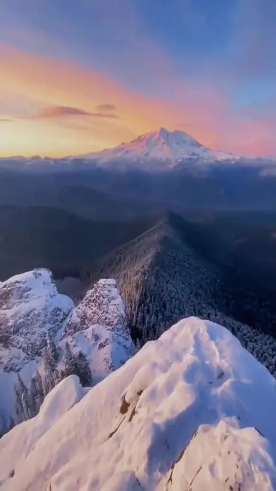 Magnificent Snow Mountain #горы