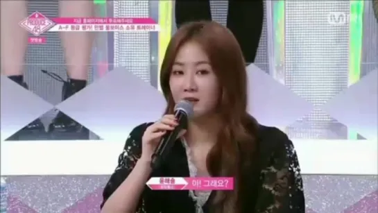 [TV SHOW] 180615 Soyou @ Produce 48 (ep 1)