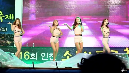 [FANCAM] 161002 SISTAR - Touch My Body @ Incheon Soraepogu Festival