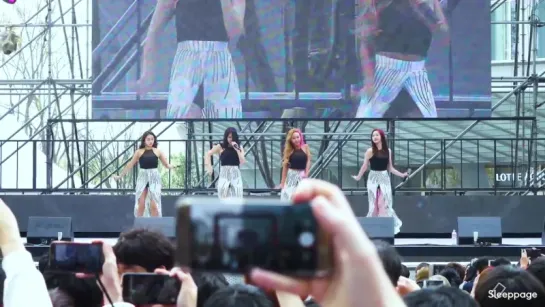 [FANCAM] 170408 SISTAR - I Like That @  Lotte World Tower Grand Opening Music Festa