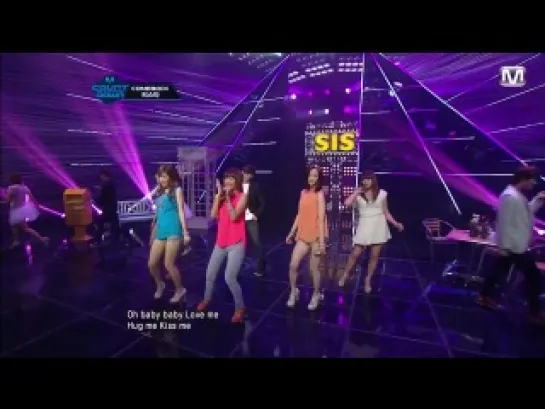 120412 Sistar - Lead Me + 나혼자(Alone) @ M!Countdown (Comeback Stage)