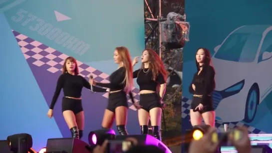 [FANCAM] 161105 SISTAR - @ IONIQ Longest Run Festival