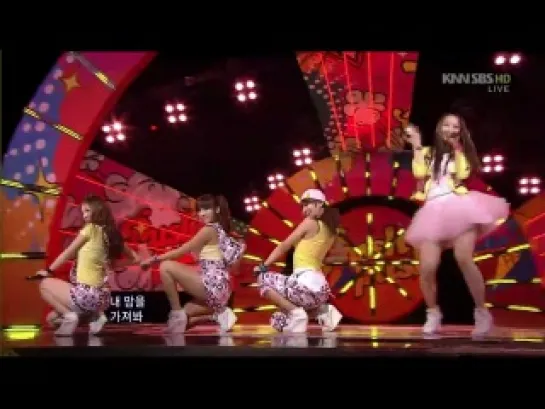 Push Push at Inkigayo (100627)