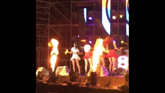 150808 SISTAR @ High1 DJ Festival & Concert - Shake It (2)