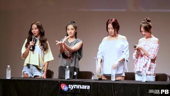 [FANCAM] 160702 SISTAR - Fan Sign Event