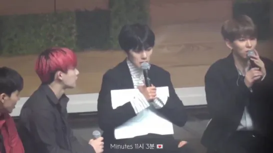 [VK][180121] MONSTA X fancam Talk Time @ Fan-Con with Monbebe