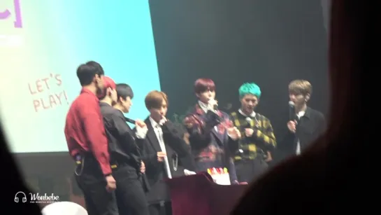 [VK][180121] MONSTA X fancam Talk Time @ Fan-Con with Monbebe