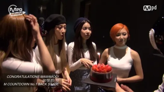 [VIDEO] No.1 MAMAMOO CONGRATULATIONS (MPD) [160310]