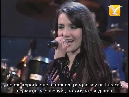 Natalia Oreiro - Huracán (Festival de Viña 2002; esp, rus sub)