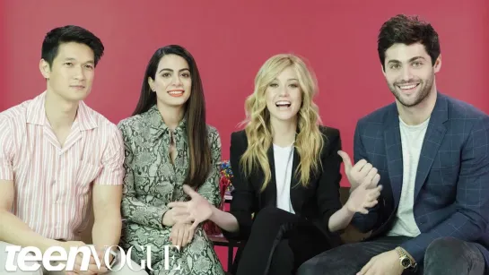 The Shadowhunters Cast Plays I Dare You Teen Vogue [RUS SUB]