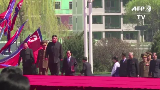 Kim Jong-Un makes public appearance in Pyongyang