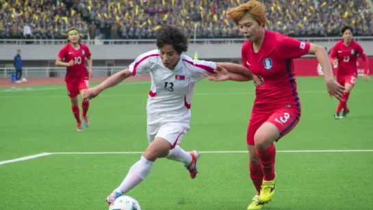 La bandera surcoreana ondeó en Pyongyang por el fútbol