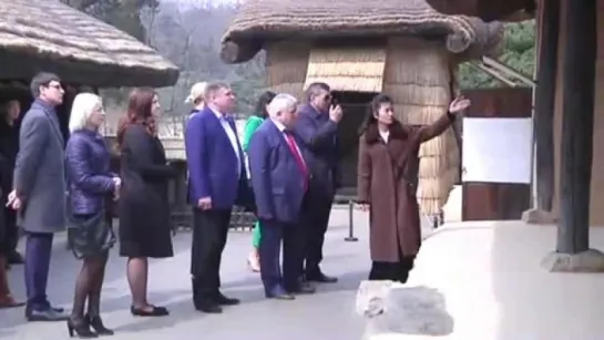 Russian Delegation Visits Mangyongdae