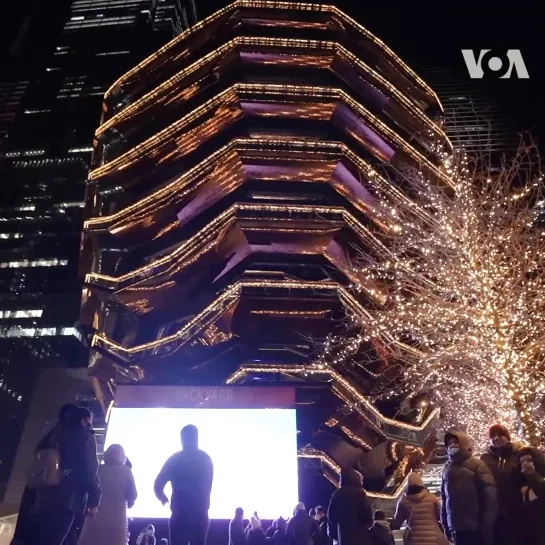 «Одна минута в Нью-Йорке»: праздничный Hudson Yards