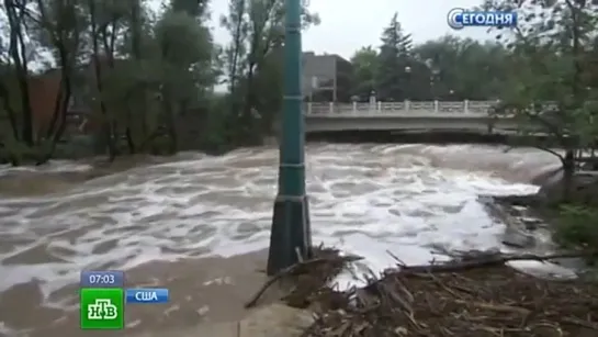 2013.09.11. Мощное наводнение топит жителей Колорадо и разрушает города.