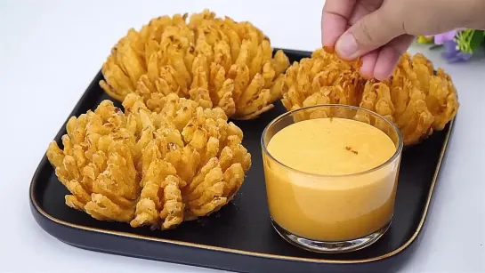 Saya Belum Pernah Makan BAWANG Yang Begitu Lezat! Resep bawang goreng saus keju