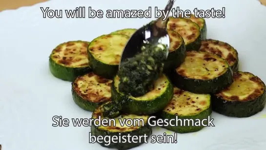 Ich habe noch nie so leckere Zucchini gegessen❗️ Spanische Knoblauch Zucchini Fr