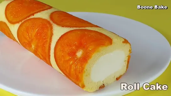 Amazing cake _오렌지 롤케이크 만들기 _수플레 _도지마롤케이크_how to make orange roll cake _Gâteau ro