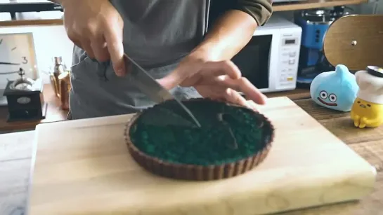 How to make Emerald marine Chocolate mint tart