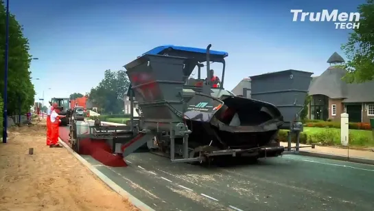 Worlds Fastest Road Construction Projects, Amazing Asphalt Paving Machines That