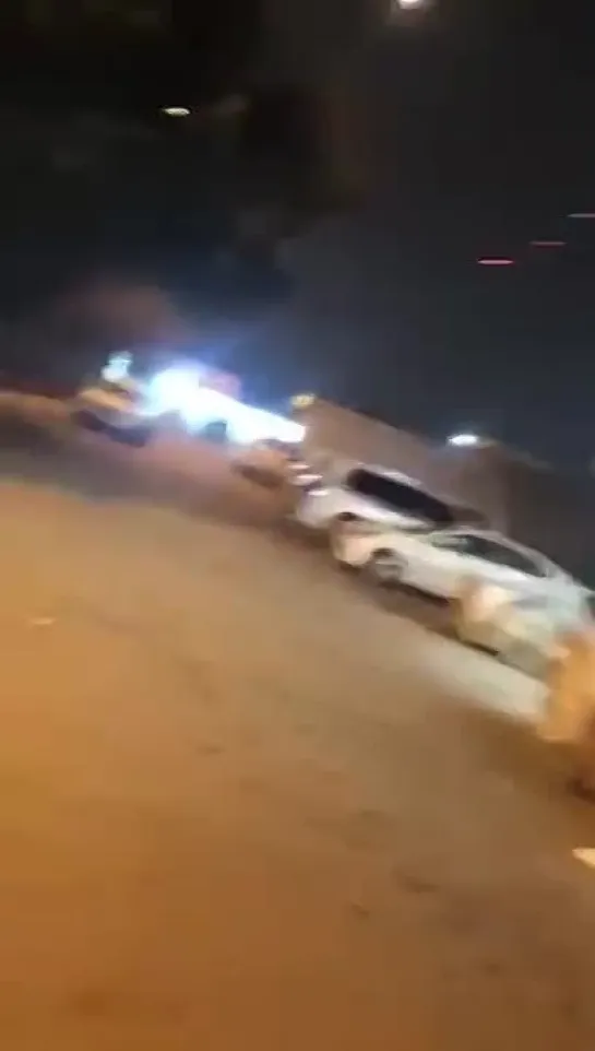 Moment of Impact💥US Embassy Baghdad C-RAM Engaging Inbound Rockets