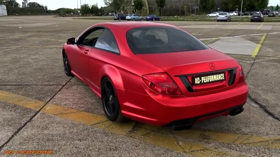 MERCEDES CL 500 - BRUTAL SOUND ACCELERATION ONBOARD AUTOBAHN 0-200 Km_h