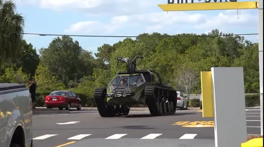 Driving a Tank To McDonalds - The American Dream