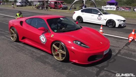 Ferrari F430 F1 w_ Straight Pipes HMS Exhaust