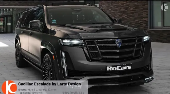 2022 Cadillac Escalade Long - New Luxury SUV by Larte Design