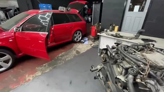 Audi RS6 C5 4.2, V8 Bi- Turbo, the beginning of project