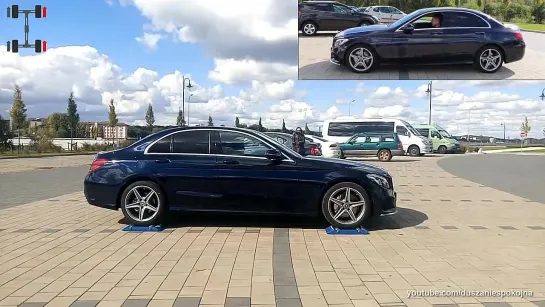 4MATIC vs QUATTRO - Mercedes W205 C200 vs Audi A6 2.0 TDI - 4x4 test on rollers