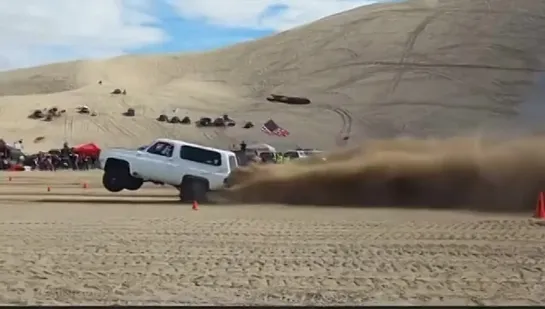 Insane launch from K5 Blazer in the Sand