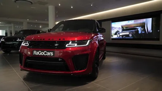 2021 Land Rover Range Rover Sport SVR 5.0L P575 _ Red Supercharged V8 SUV! Inter