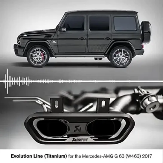 Выхлоп Evolution Line (Titanium) for the Mersedes-AMG G63 (W463)