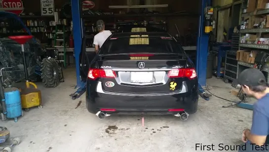 2011 Acura TSX V6 GReddy SP Supreme Catback Exhaust Project Senketsu