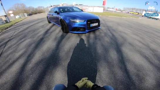 1000HP AUDI RS6 Klasen Motors REVIEW POV on AUTOBAHN by AutoTopNL