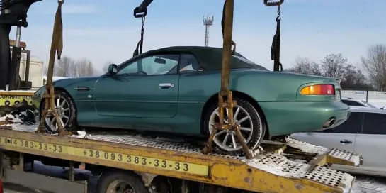 ASTON MARTIN DB7 vantage V12 капсула времени