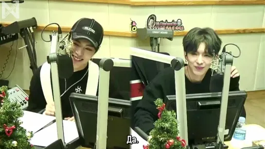 [Рус.саб][09.12.2017]MONSTA X Kihyun  Minhyuk Hongkira MC Cut «Study or Love»