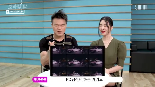 Реакция JYP на клип Sunmi «pporappippam» [русс. саб]