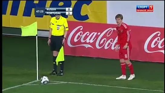 Отборочный матч чемпионата Европы 2013 / Россия U-21 - Португалия U-21 / Спорт1