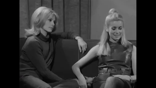 Françoise Dorléac, Catherine Deneuve - Belgian TV (March 1967)