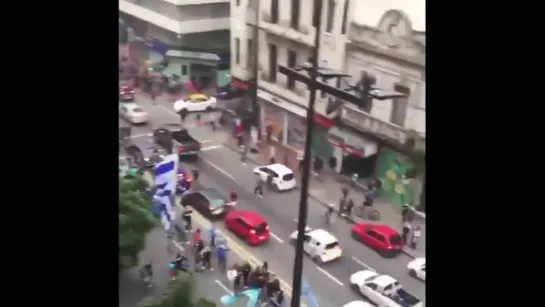 Montevideo, Uruguay после Uruguay 2-1 Portugal (30.06.2018)