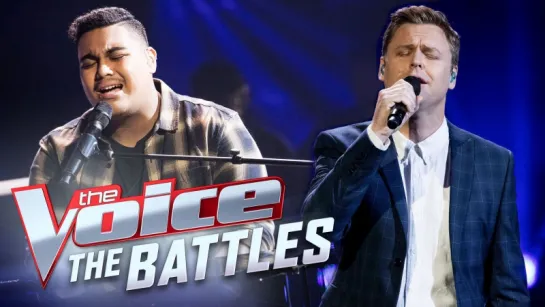 Hoseah Partsch vs. Nathan Kneen - Bridge Over Troubled Water (The Voice Australia 2017)