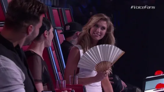 Benji Takes Delta's Old Fans? (The Voice Australia 2015)