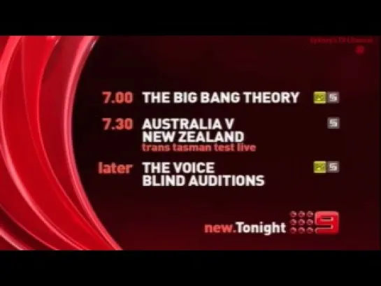 Channel Nine - The Voice-Themed Lineup - 19 April 2013