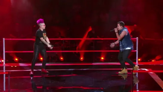 Liam Maihi VS Rene McGovern - Crazy In Love (The Voice Australia 2015)