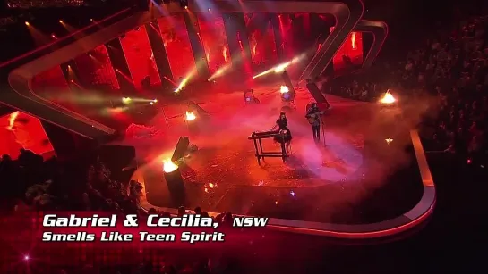 Gabriel & Cecilia - Smells Like Teen Spirit (The Voice Australia 2014)