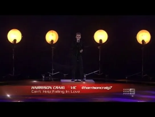 Harrison Craig - Can't Help Falling in Love (The Voice AU 2013)