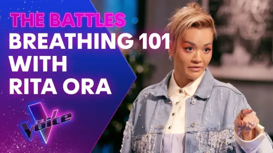 Rita Ora's Breathing Tips During An Intense Mentoring (The Voice Australia 2022)